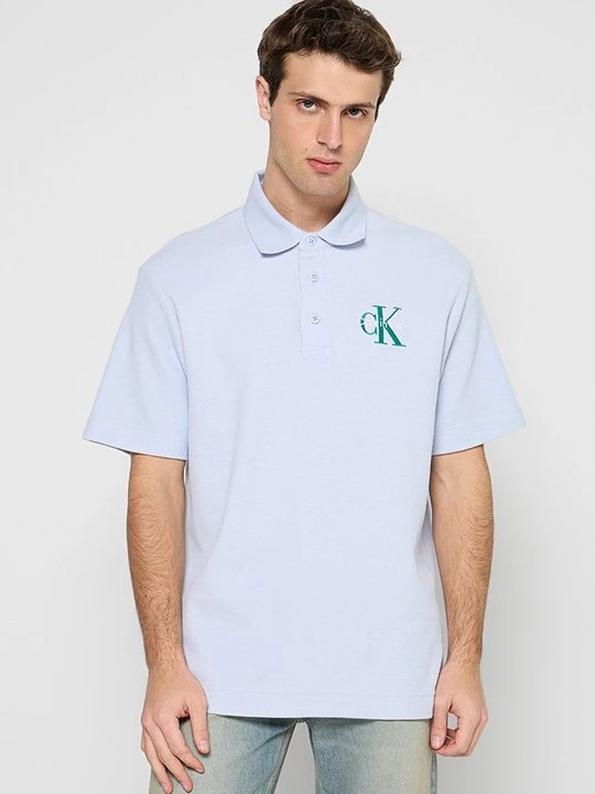 Zdjęcie produktu Koszulka polo Calvin Klein Jeans niebieski