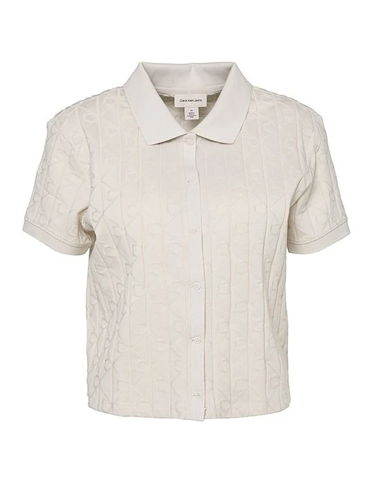 Zdjęcie produktu Koszulka polo Calvin Klein Jeans beżowy