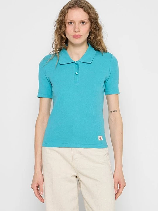 Zdjęcie produktu Koszulka polo Calvin Klein Jeans petrol