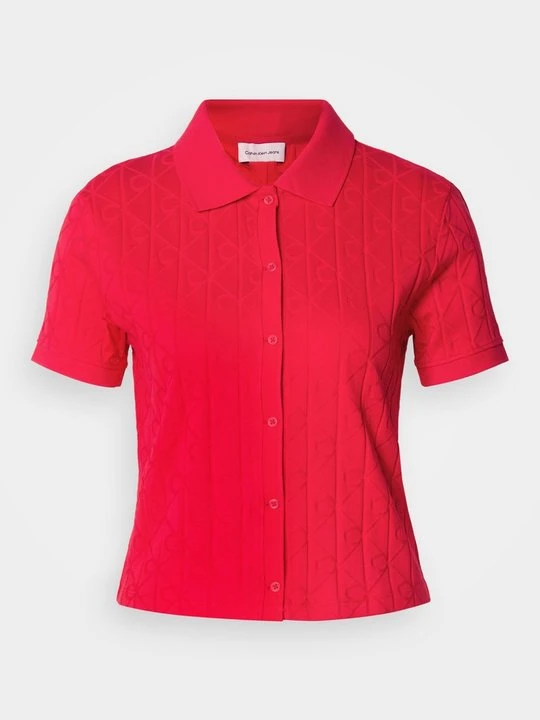 Zdjęcie produktu Koszulka polo Calvin Klein Jeans czerwony