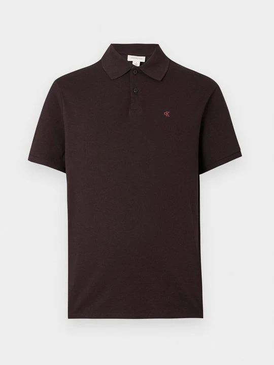 Zdjęcie produktu Koszulka polo Calvin Klein Jeans ciemnobrązowy