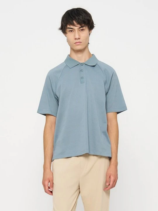 Zdjęcie produktu Koszulka polo Calvin Klein Jeans denim z efektem zabrudzenia