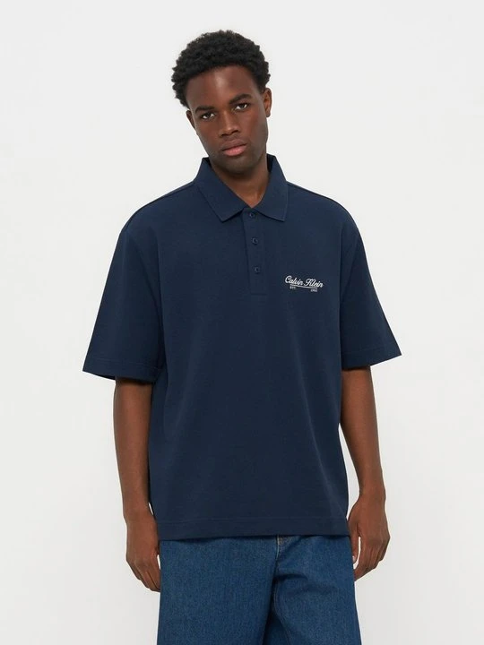 Zdjęcie produktu Koszulka polo Calvin Klein Jeans granatowy