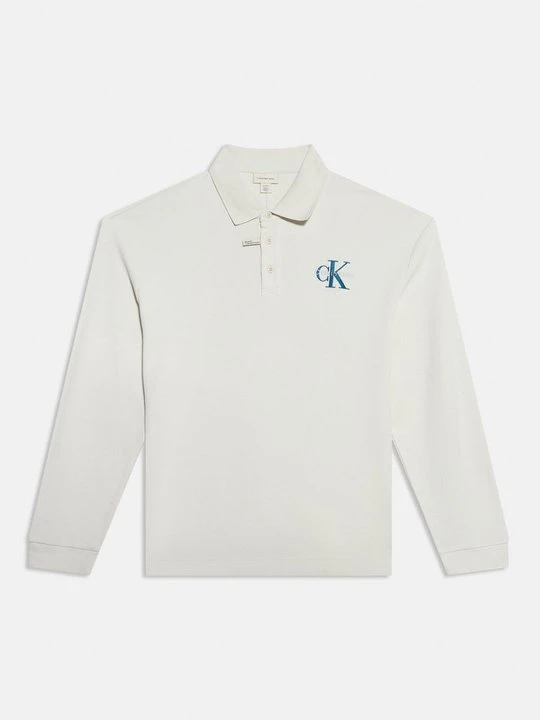 Zdjęcie produktu Koszulka polo Calvin Klein Jeans mleczny