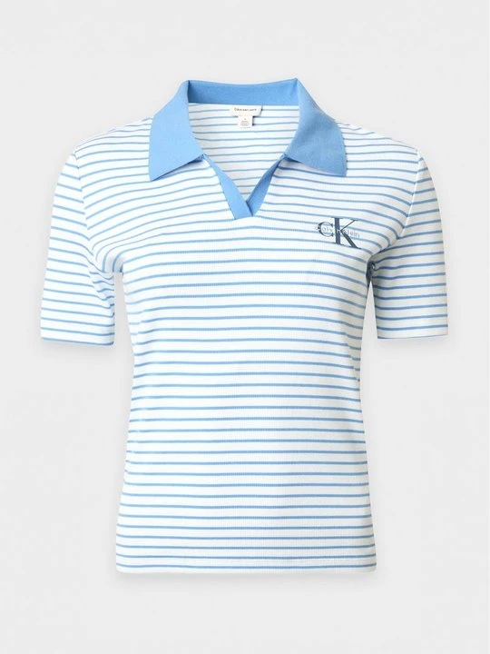 Zdjęcie produktu Koszulka polo Calvin Klein Jeans mleczny