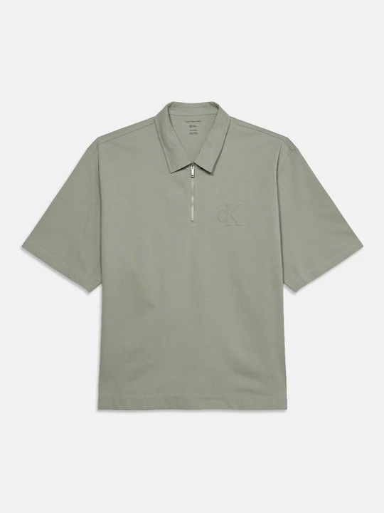 Zdjęcie produktu Koszulka polo Calvin Klein Jeans niebieski melanż