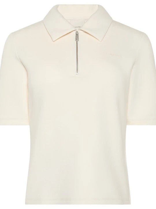 Zdjęcie produktu Koszulka polo Calvin Klein mleczny