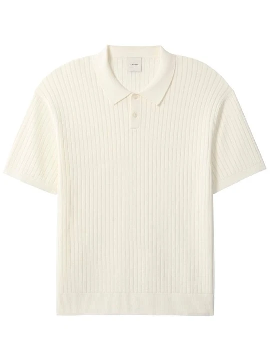Zdjęcie produktu Koszulka polo Calvin Klein mleczny