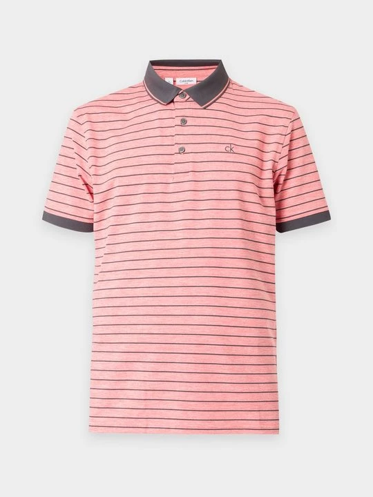 Zdjęcie produktu Koszulka polo Calvin Klein neonowy pomarańcz