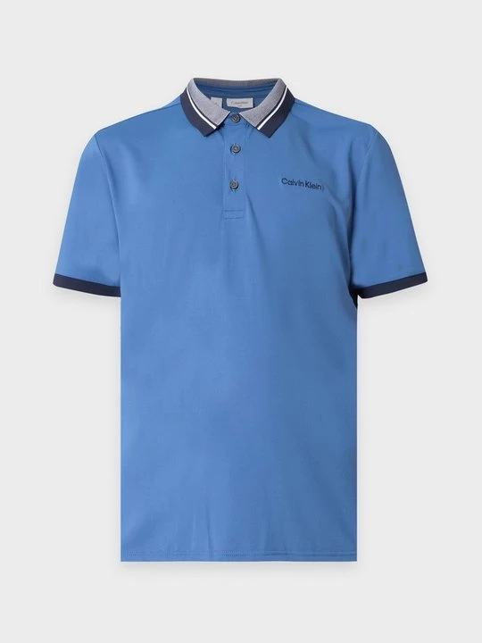 Zdjęcie produktu Koszulka polo Calvin Klein niebieski denim