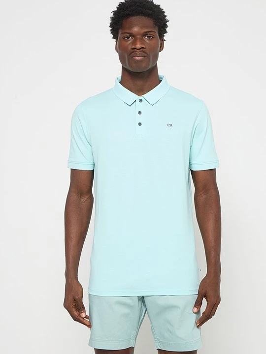 Zdjęcie produktu Koszulka polo Calvin Klein turkusowy