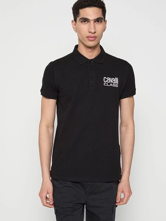 Zdjęcie produktu Koszulka polo Cavalli Class czarny