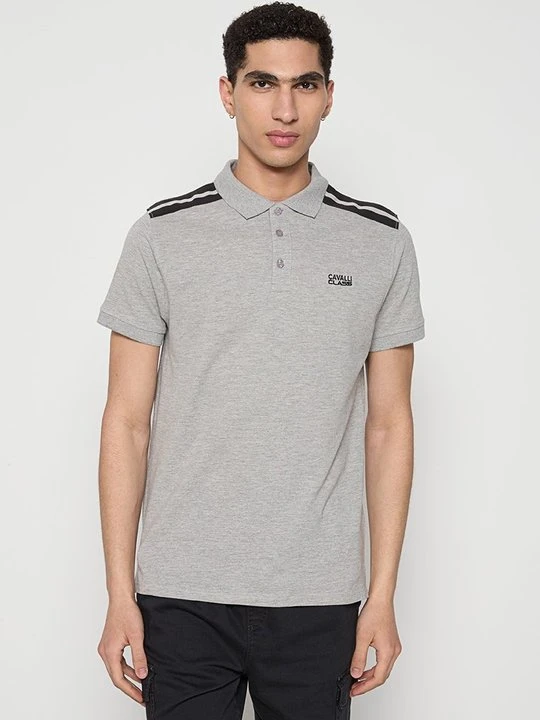 Zdjęcie produktu Koszulka polo Cavalli Class szary