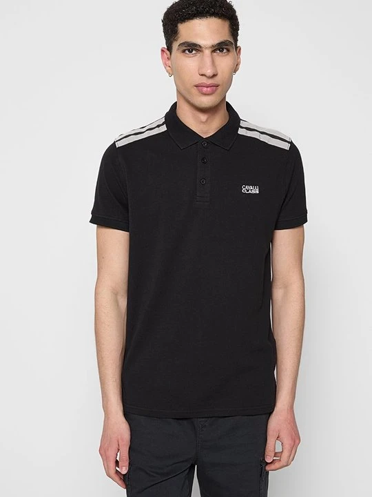Zdjęcie produktu Koszulka polo Cavalli Class czarny
