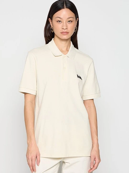 Zdjęcie produktu Koszulka polo Coach mleczny