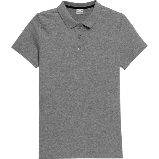 Zdjęcie produktu Koszulka polo damska 4FSS23TTSHF586 4F Szary