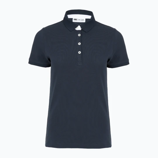 Zdjęcie produktu Koszulka polo damska Helly Hansen Crew Polo Pique navy Granatowy