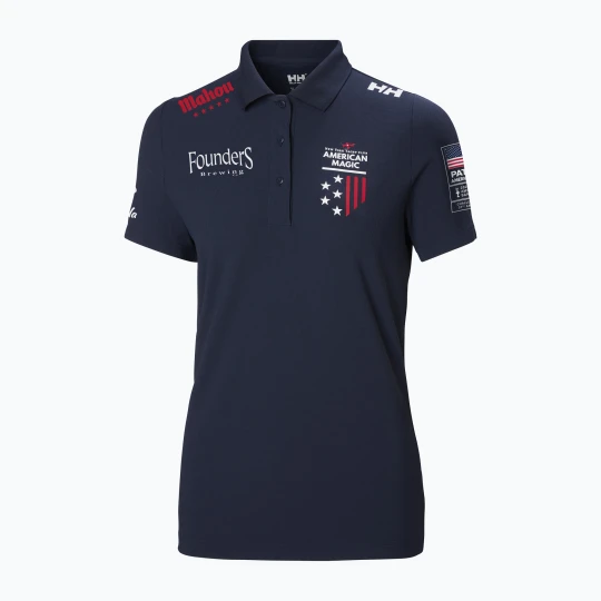 Zdjęcie produktu Koszulka polo damska Helly Hansen Crew Tech Polo navy Granatowy