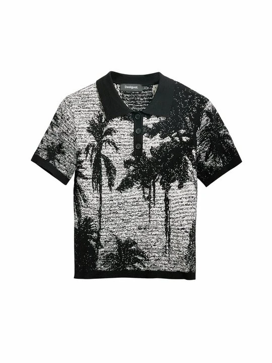 Zdjęcie produktu Koszulka polo Desigual brązowy