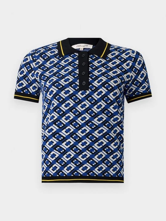 Zdjęcie produktu Koszulka polo Diane Von Furstenberg czarny