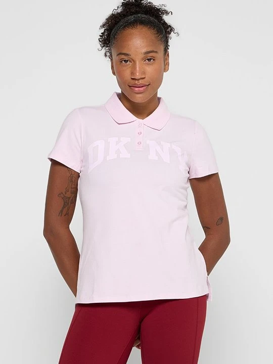 Zdjęcie produktu Koszulka polo DKNY jasnoróżowy