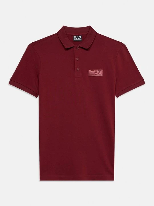 Zdjęcie produktu Koszulka polo EA7 Emporio Armani ciemnoczerwony