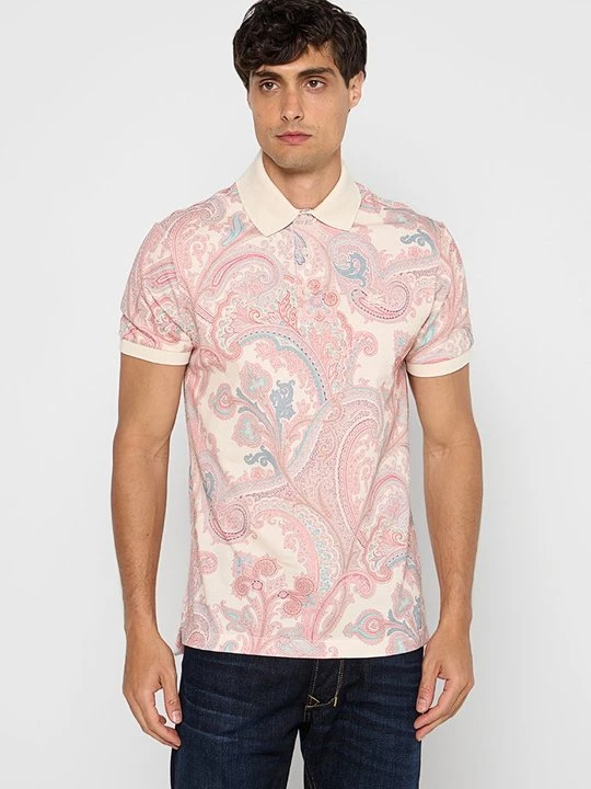 Zdjęcie produktu Koszulka polo ETRO jasnoróżowy