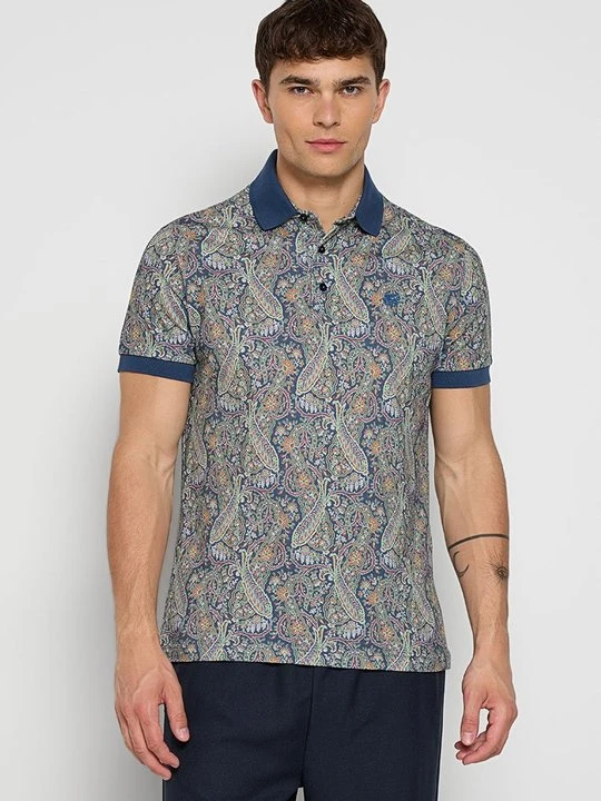 Zdjęcie produktu Koszulka polo ETRO granatowy