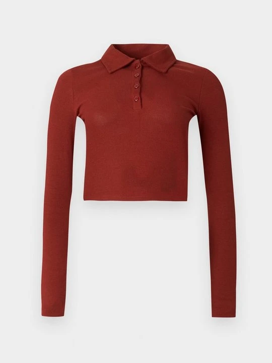 Zdjęcie produktu Koszulka polo Even&Odd By Zalando bordowy