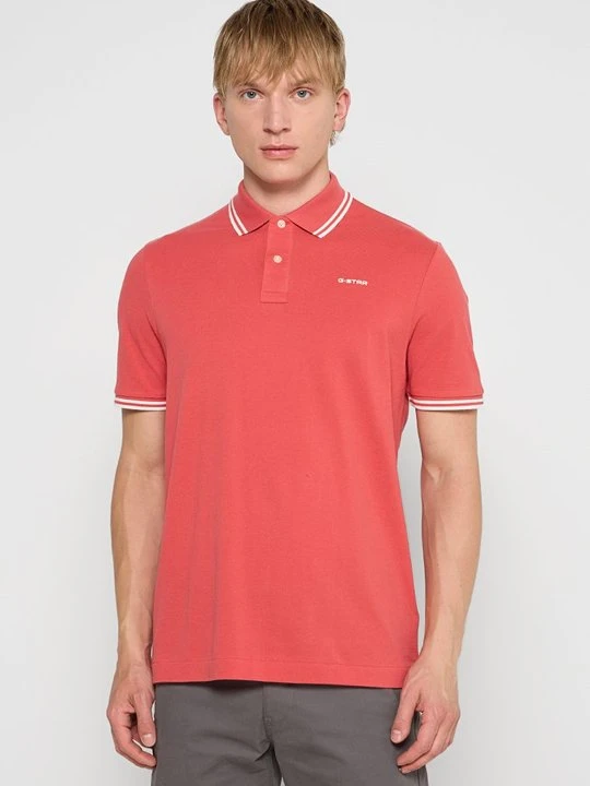 Zdjęcie produktu Koszulka polo G-Star koralowy