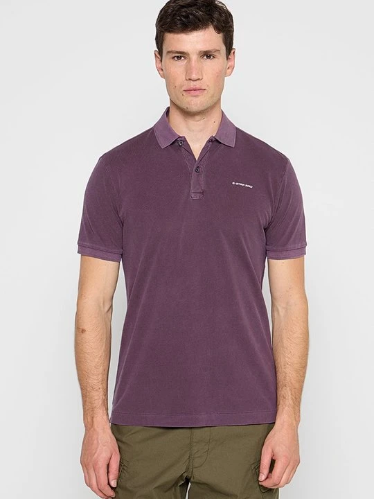 Zdjęcie produktu Koszulka polo G-Star fioletowy