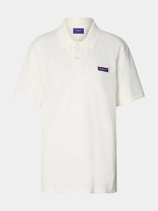 Zdjęcie produktu Koszulka polo Gant mleczny