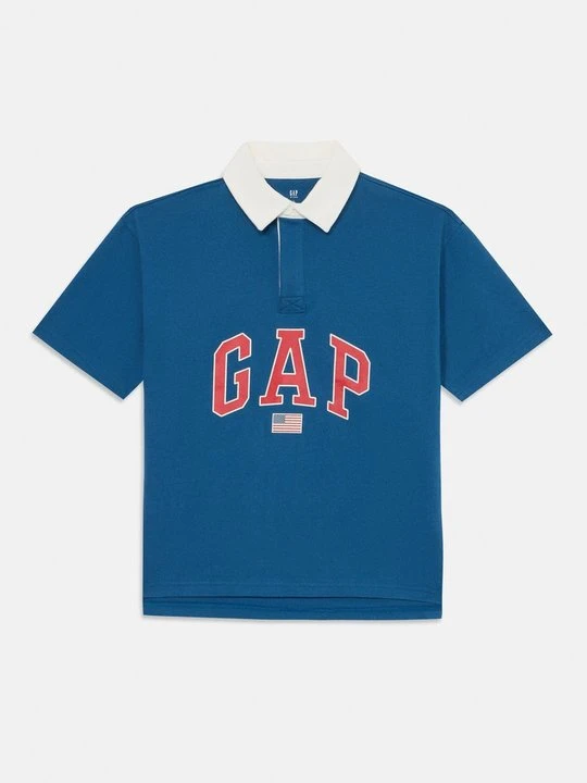 Zdjęcie produktu Koszulka polo GAP błękit królewski
