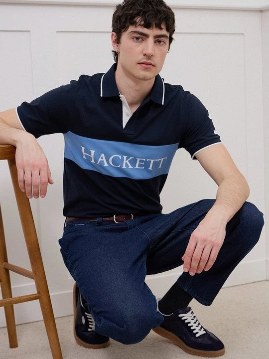 Zdjęcie produktu Koszulka polo Hackett London granatowy