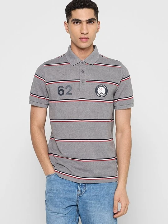 Zdjęcie produktu Koszulka polo HECHTER PARIS szary