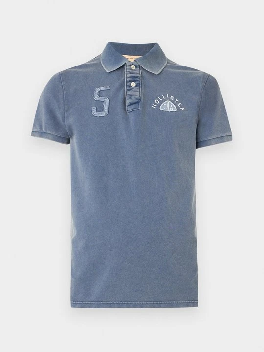 Zdjęcie produktu Koszulka polo Hollister Co. niebieski
