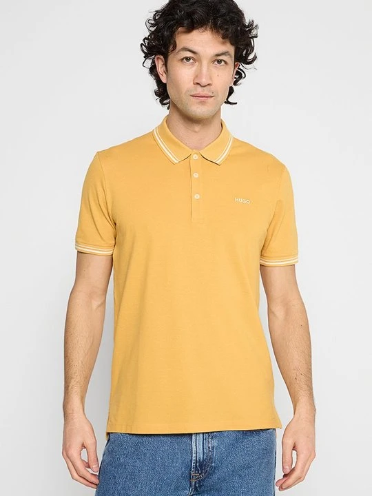 Zdjęcie produktu Koszulka polo Hugo w kolorze złota