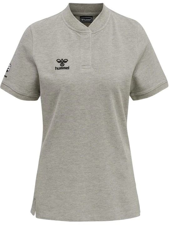 Zdjęcie produktu Koszulka polo Hummel jasnoszary melanż