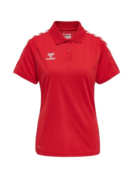 Zdjęcie produktu Koszulka polo Hummel ciemnoczerwony