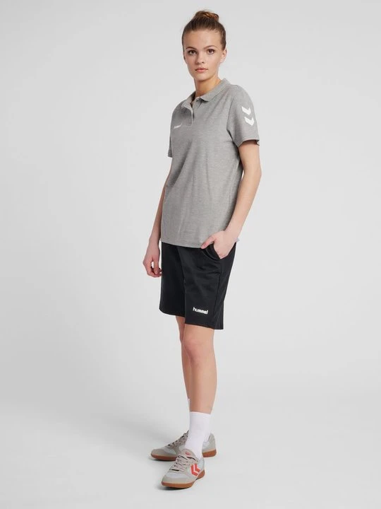 Zdjęcie produktu Koszulka polo Hummel szary melanż