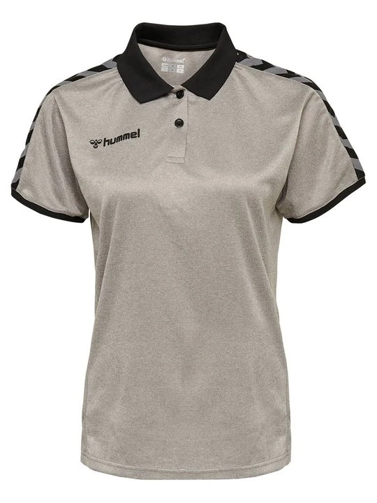 Zdjęcie produktu Koszulka polo Hummel szary melanż