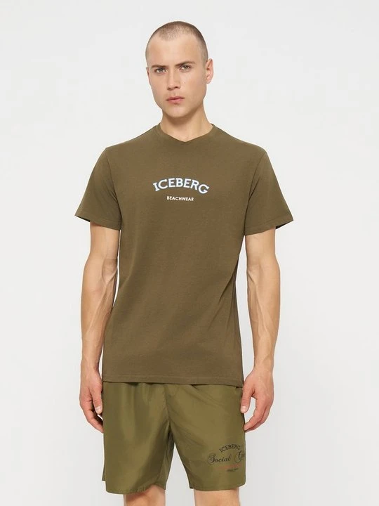 Zdjęcie produktu Koszulka polo Iceberg oliwkowy