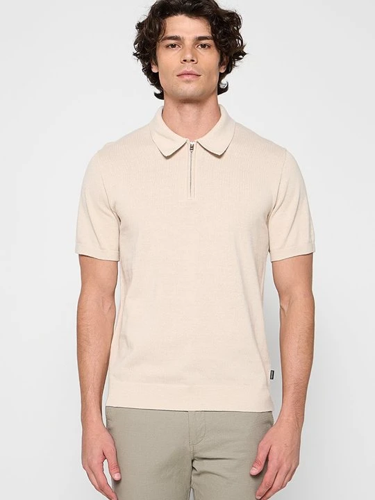 Zdjęcie produktu Koszulka polo Jack&Jones beżowy