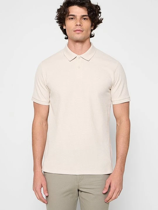 Zdjęcie produktu Koszulka polo Jack&Jones beżowy