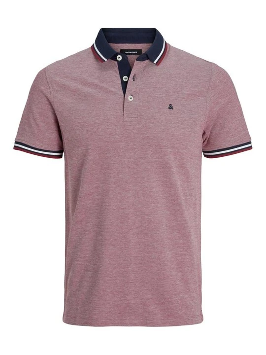 Zdjęcie produktu Koszulka polo Jack&Jones ciemnoczerwony