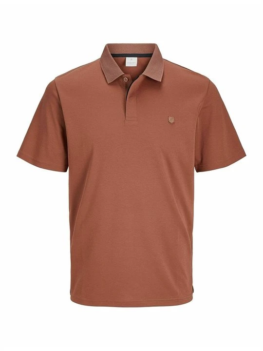 Zdjęcie produktu Koszulka polo Jack&Jones ciemnoczerwony
