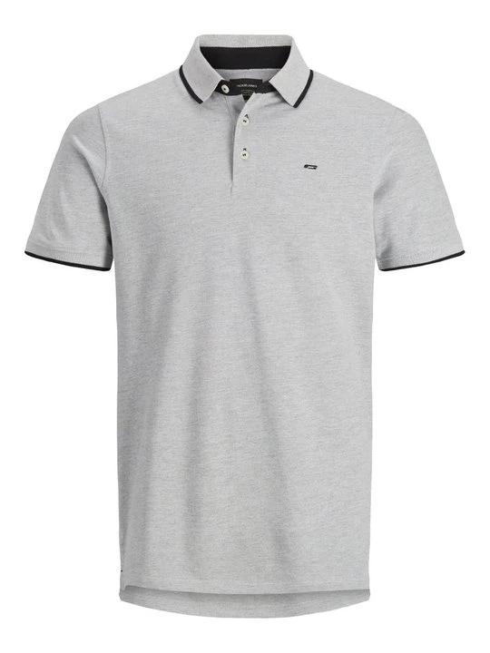 Zdjęcie produktu Koszulka polo Jack&Jones jasnoszary melanż
