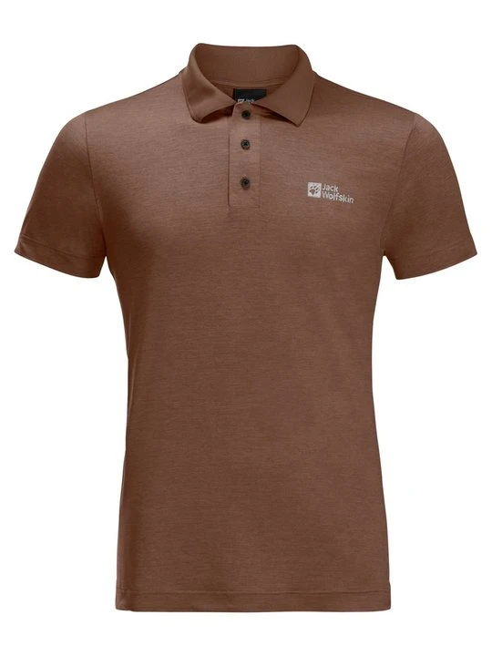 Zdjęcie produktu Koszulka polo Jack Wolfskin czerwony
