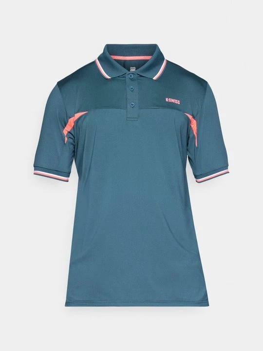 Zdjęcie produktu Koszulka polo K-swiss petrol