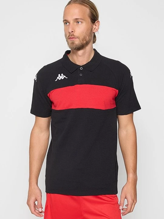 Zdjęcie produktu Koszulka polo Kappa ciemnoczerwony